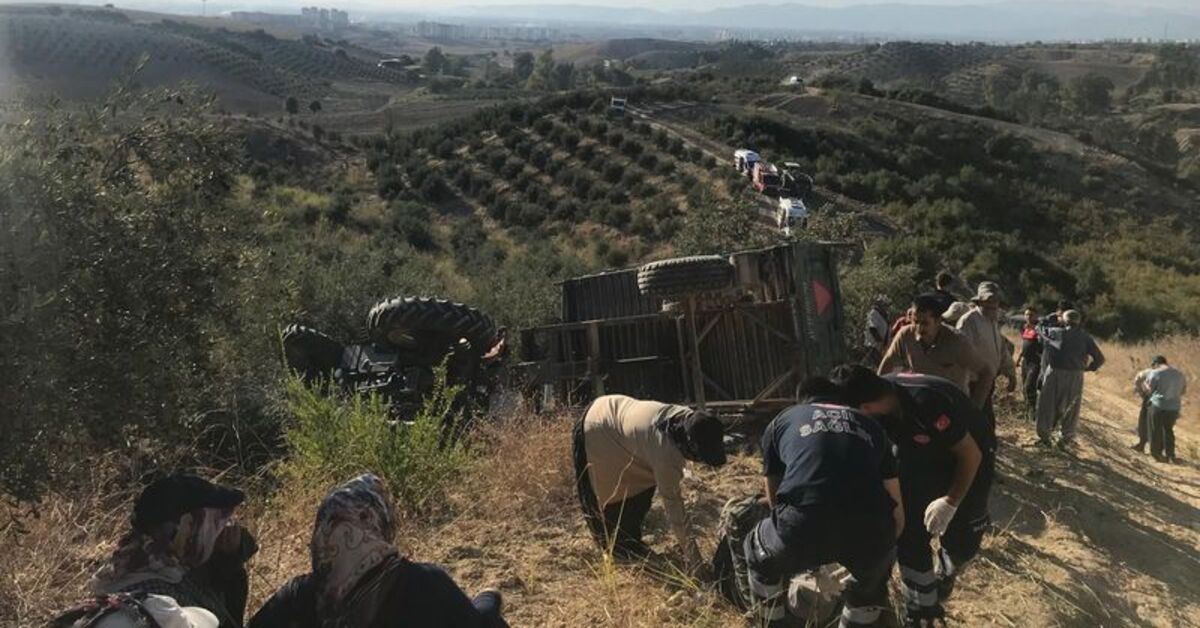 Osmaniye’de traktör devrildi: 4 yaralı