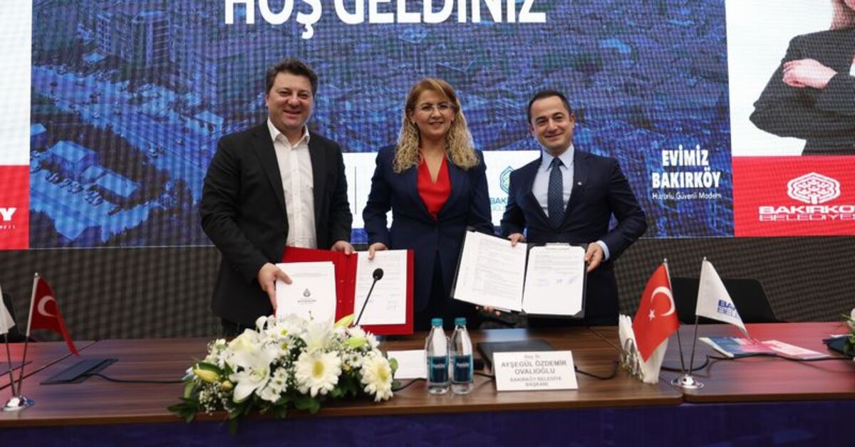 Bakırköy Belediyesi, KİPTAŞ ile kentsel dönüşüm protokolü imzaladı