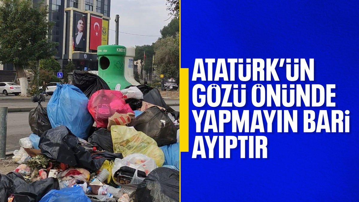 İzmir Buca’da sokaklar çöp yığınlarıyla doldu