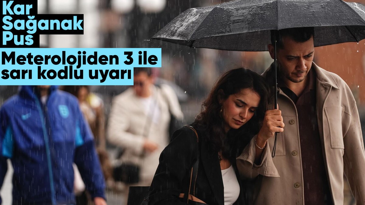 Meterolojiden 3 ile sarı kodlu uyarı