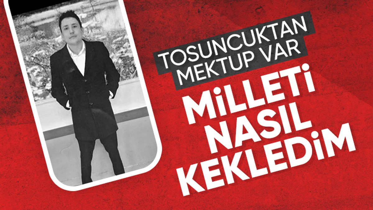 Tosuncuk lakaplı Mehmet Aydın mahkemeye mektup yazdı