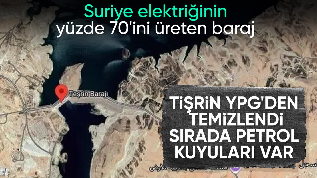Suriye Milli Ordusu, Fırat Nehri’ndeki Tişrin Barajı’nı YPG’den geri aldı