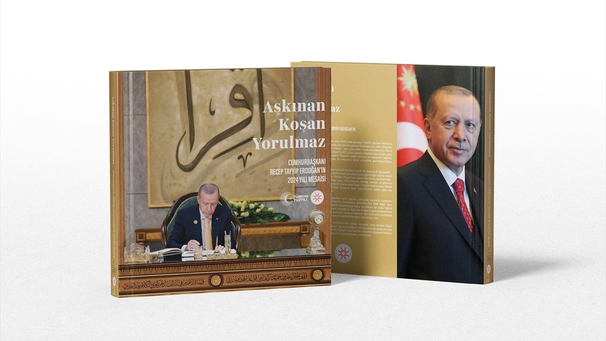 Cumhurbaşkanı Erdoğan’ın hizmetleri “Aşkınan Koşan Yorulmaz” kitabında anlatıldı