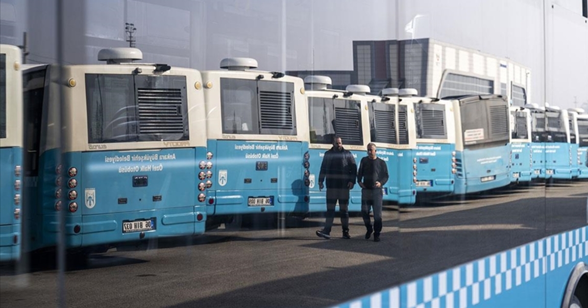 Başkentte özel halk otobüslerinin gelir desteği devam edecek
