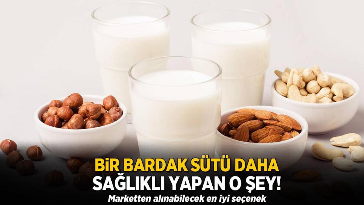 Bir bardak sütü daha sağlıklı yapacak! Marketten alınabilecek en iyi seçenek