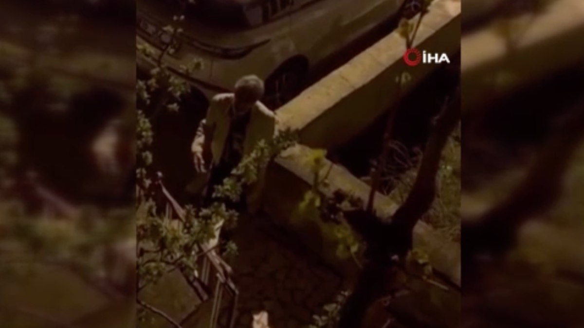 Isparta’da yaralı bir adam gece yarısı zillere basarak yardım istedi
